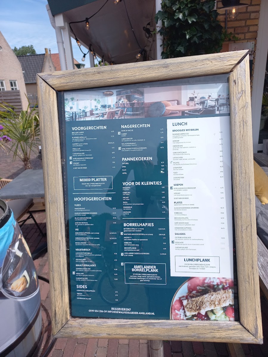 Menu De Walvisvaarder Van Ameland-3